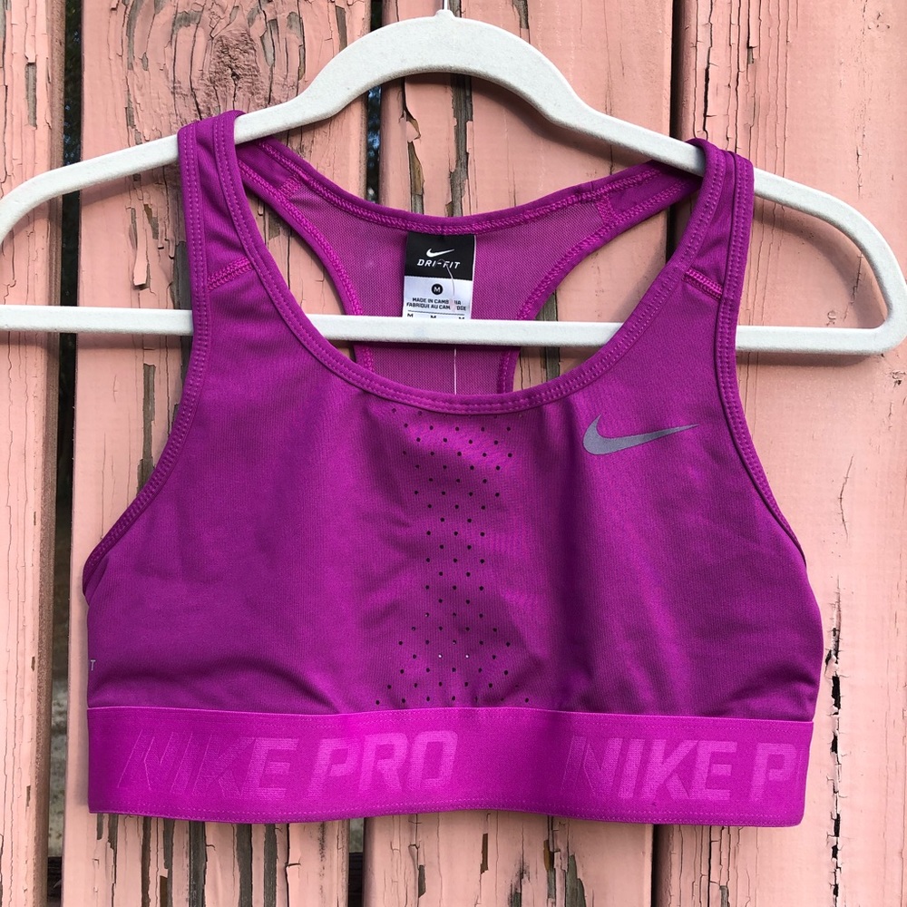 NWT Nike Pro dri-fit bra M
